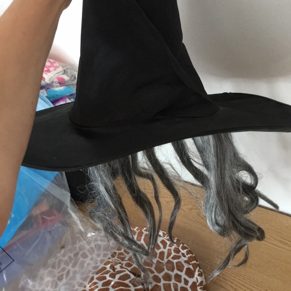 New 1 Halloween Witch Hat Animal Print Pimp Hat - Picture 7 of 10